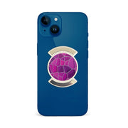 Puhelinpidike, Pink Pattern - Valkoinen