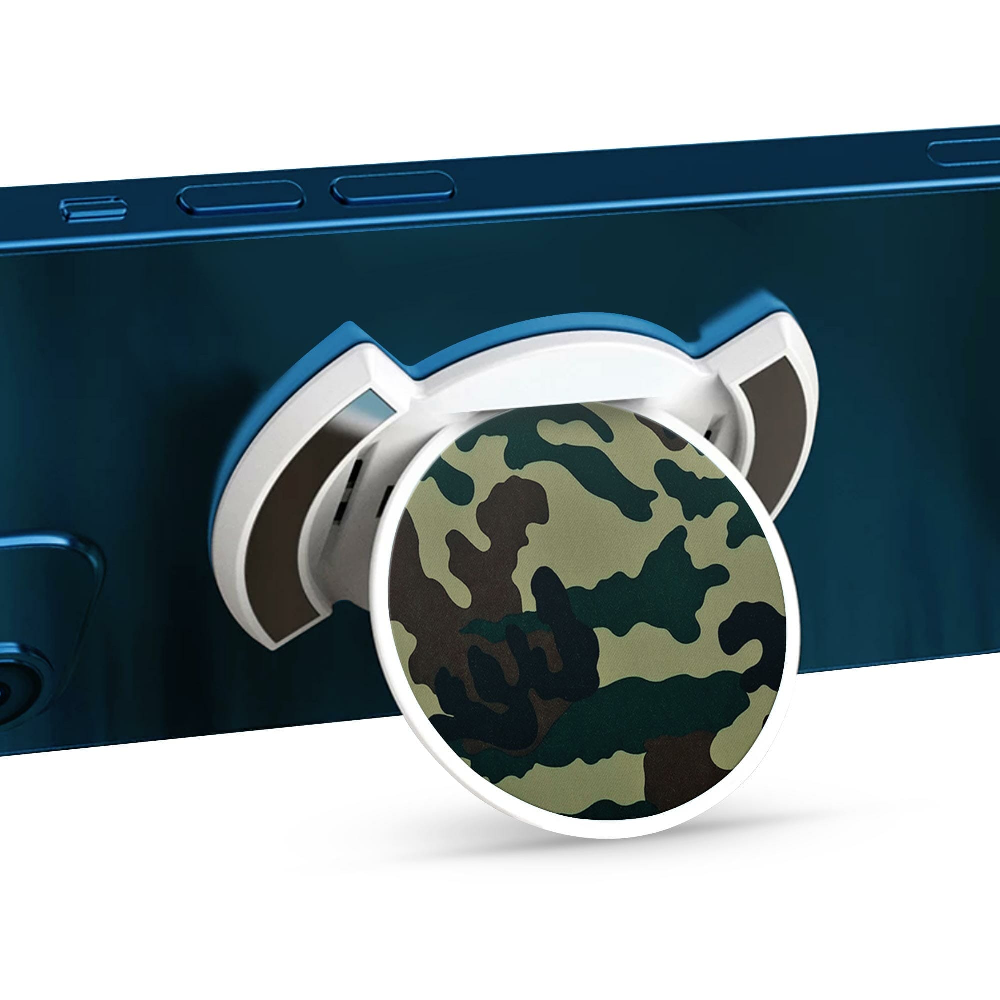 Telefonhållare, Kamouflage - Vit