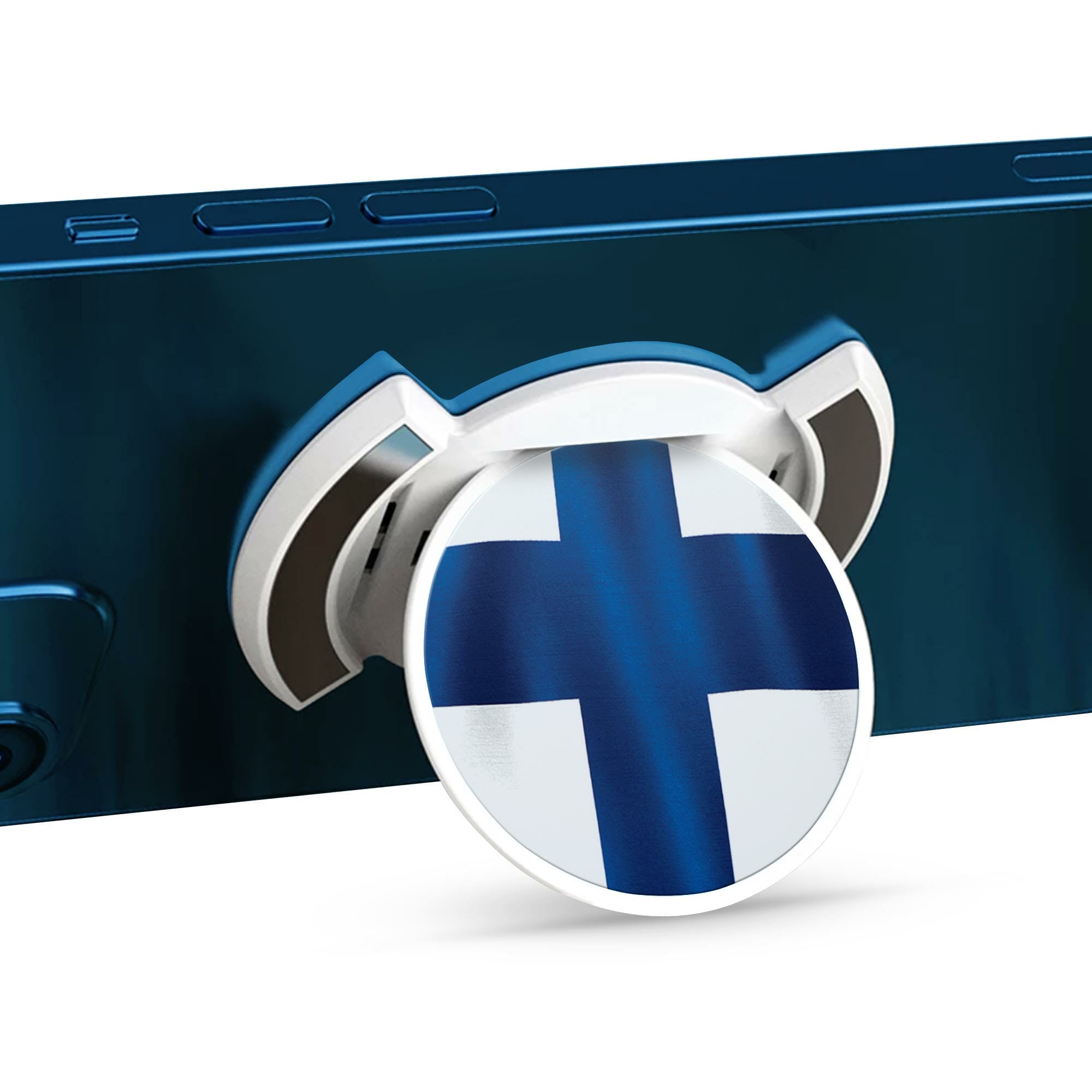 Telefonhållare, Finsk flagga - Vit