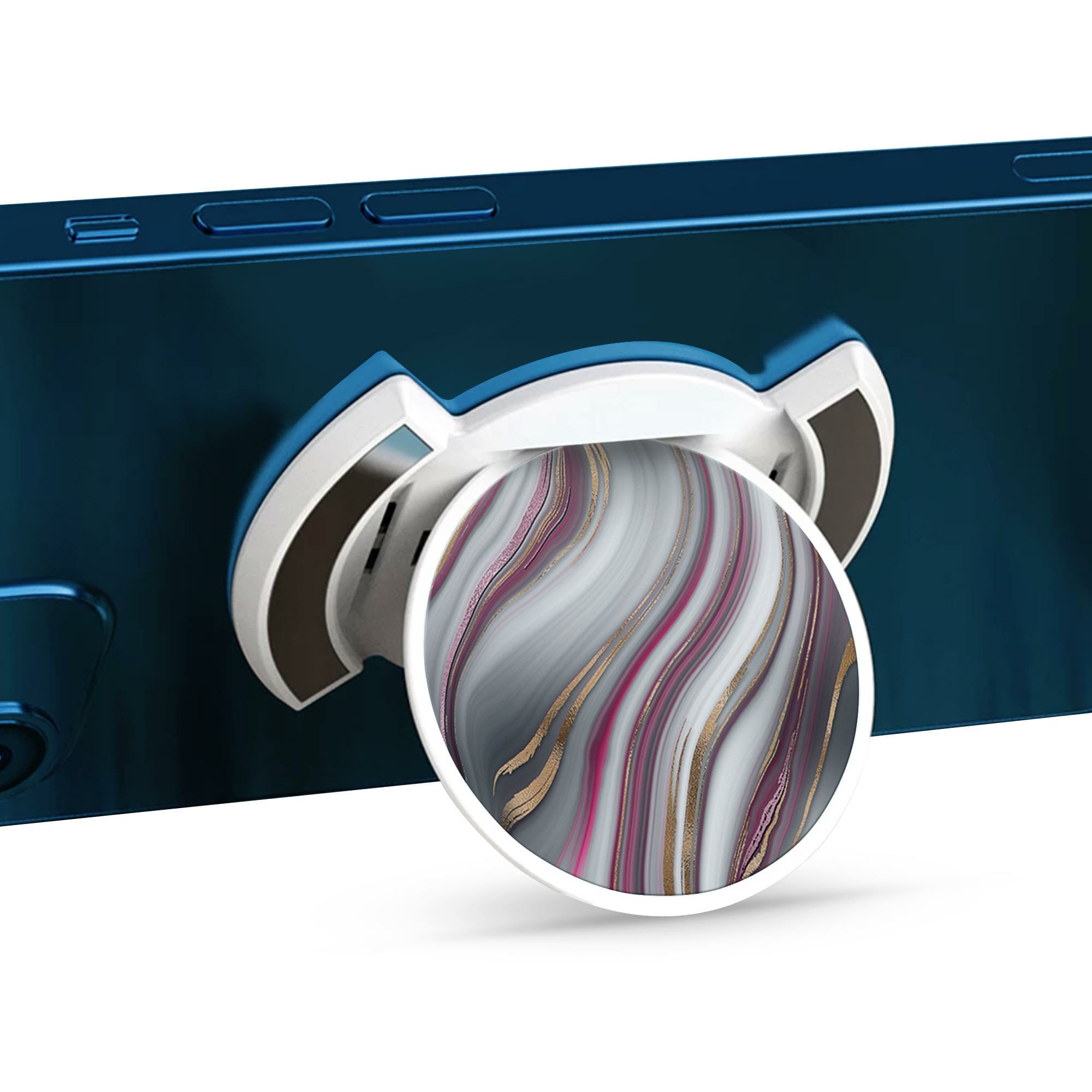 Telefonhållare, Lyxig Wrap - Vit