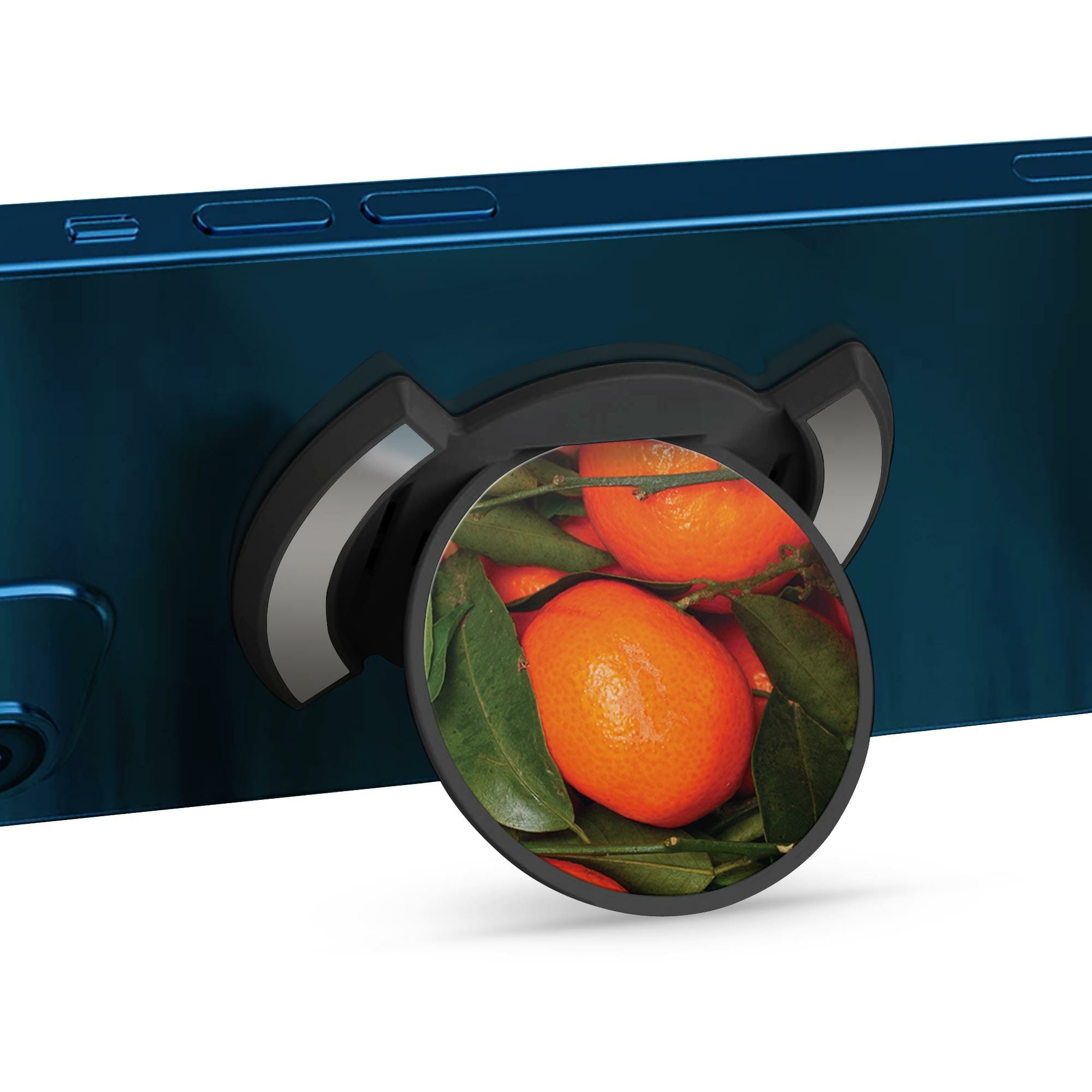 Telefonhållare, Orange - Svart