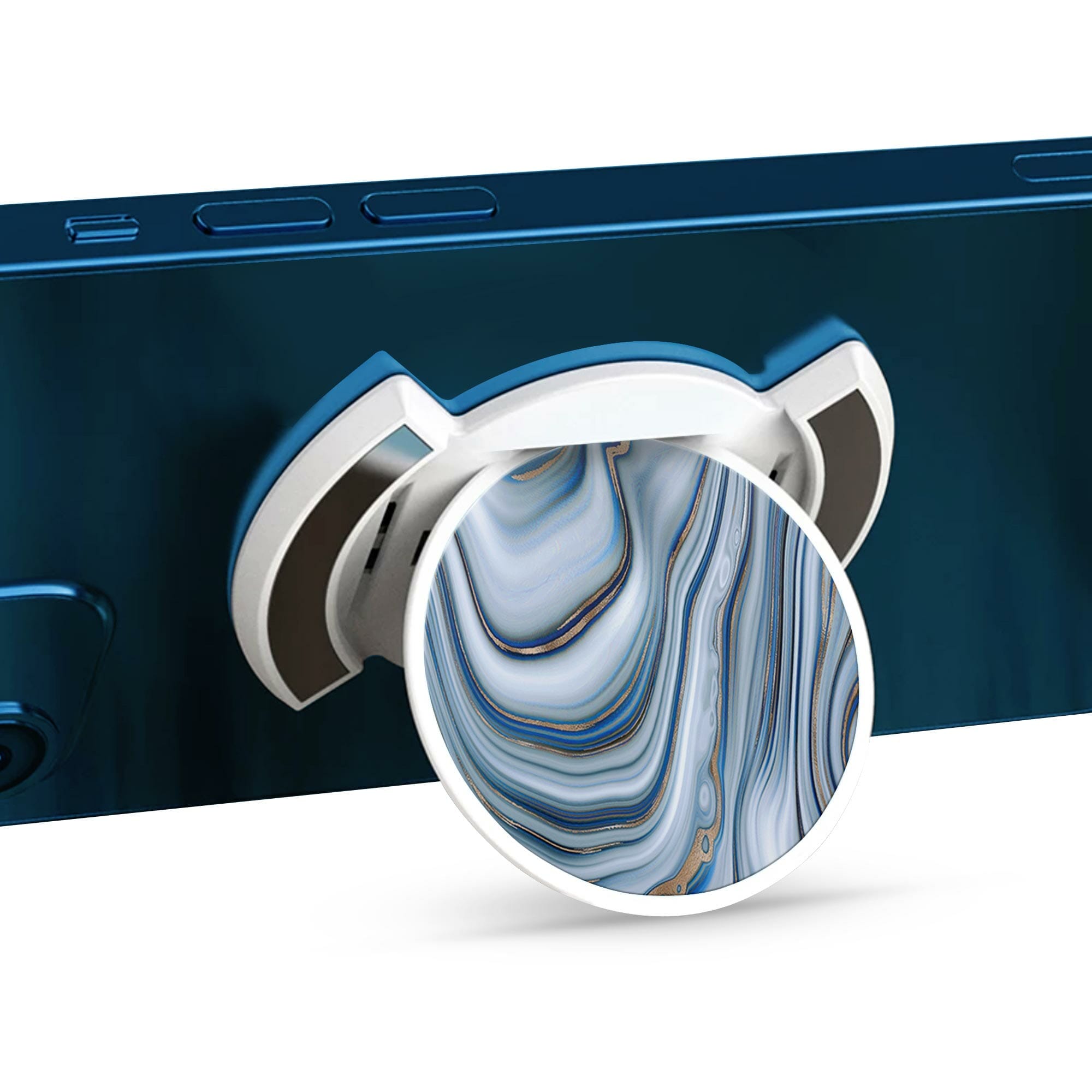 Telefonhållare, Pacific Sparkle - Vit