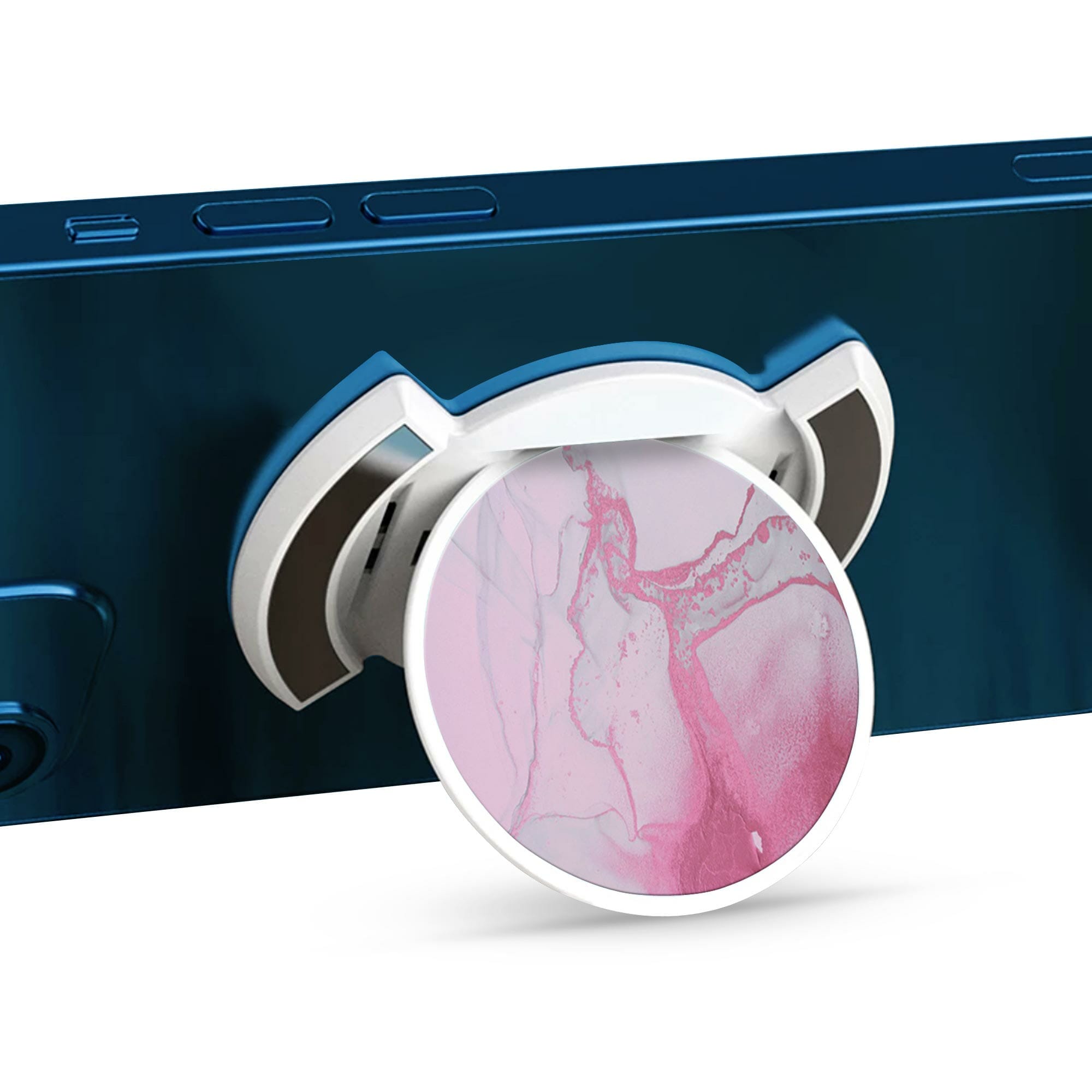 Telefonhållare, Rosa Pok Rie - Vit