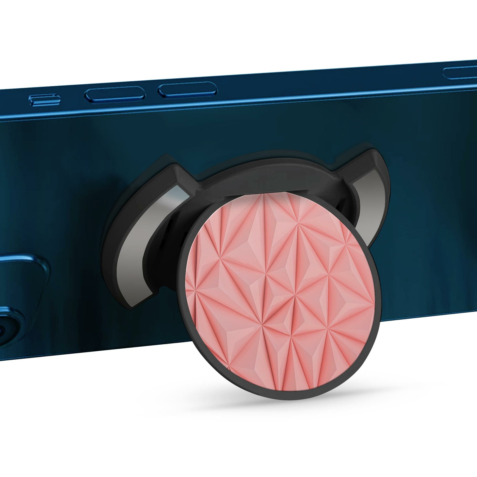 Telefonhållare, Laxrosa Former - Svart