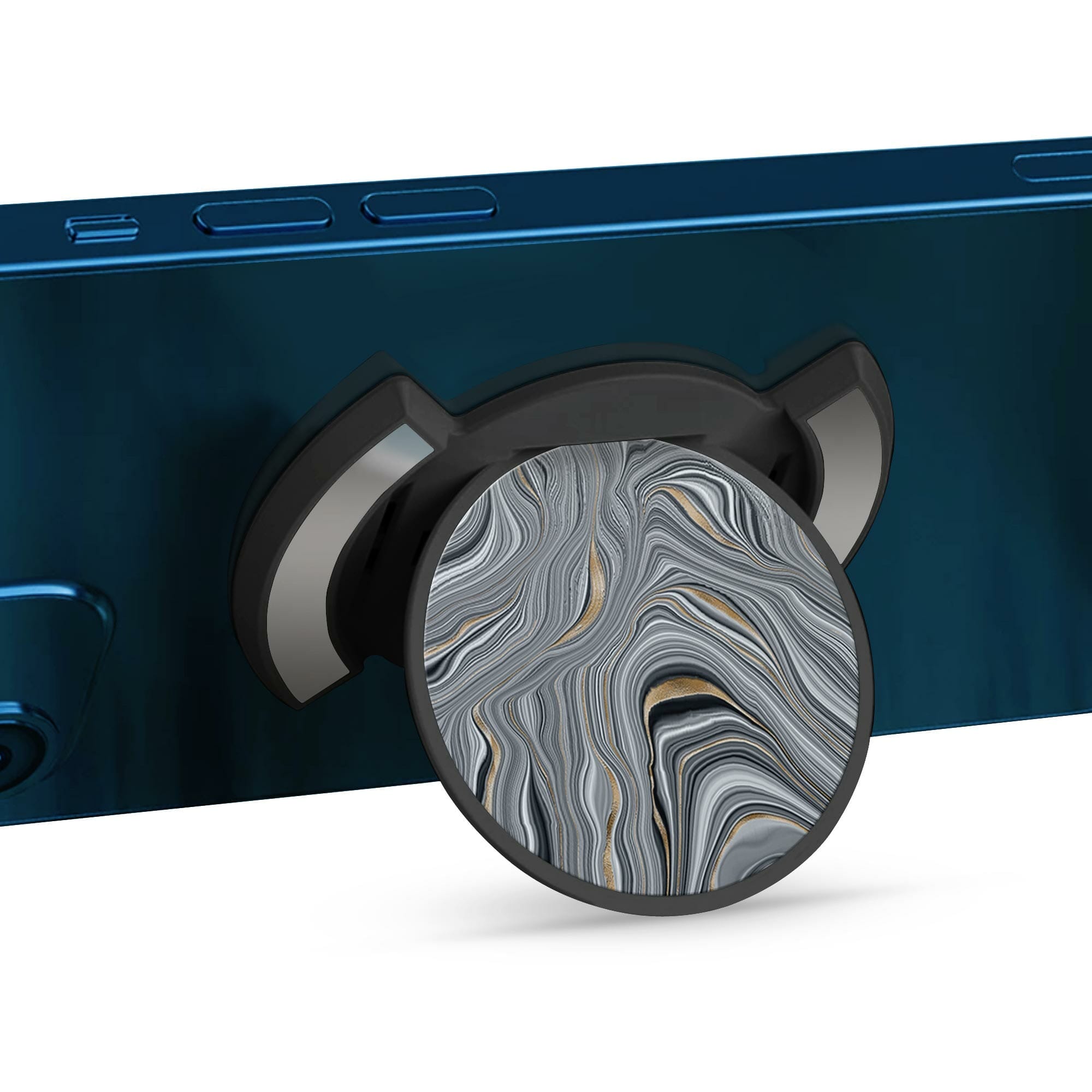 Telefonhållare, Zebra Sparkle - Svart