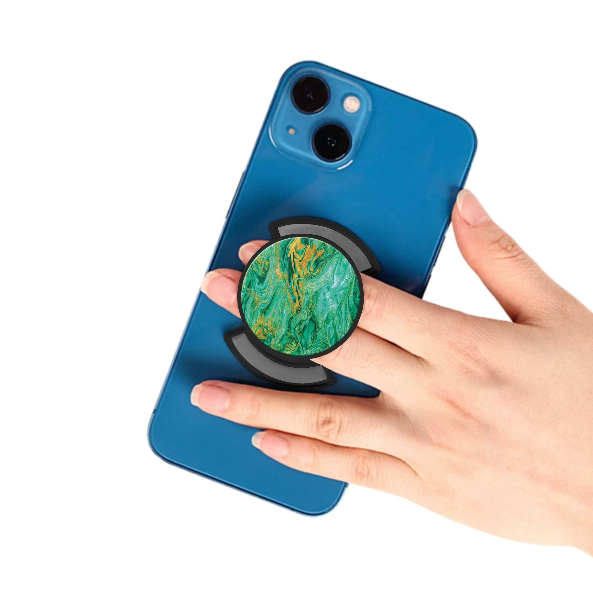 Telefonhållare, Aqua Mint - Svart