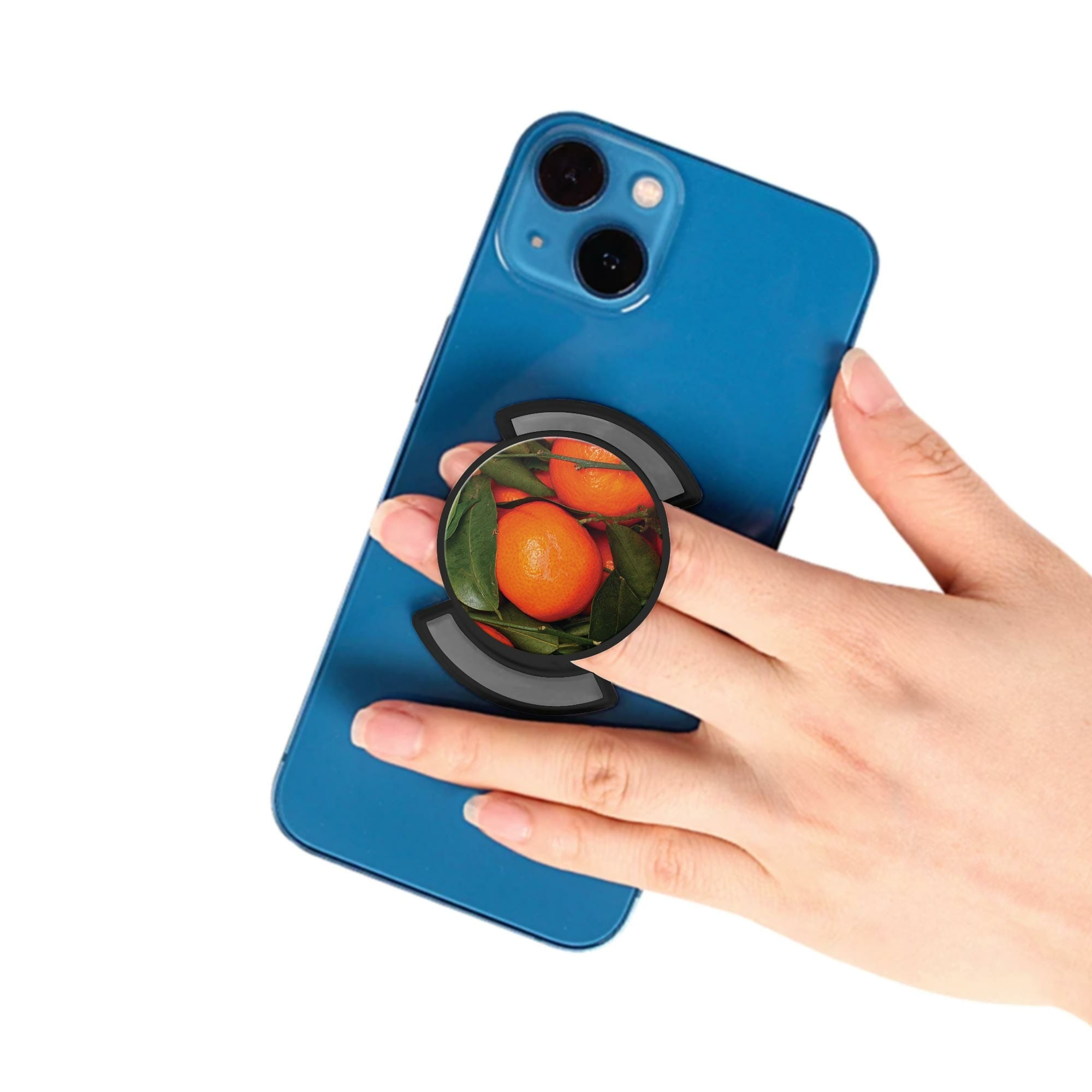 Telefonhållare, Orange - Svart