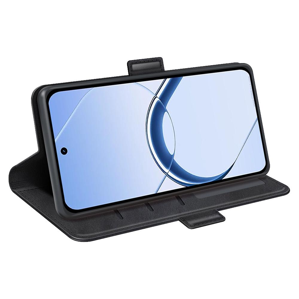 Realme 16 5G Lompakko Suojakotelo - Musta
