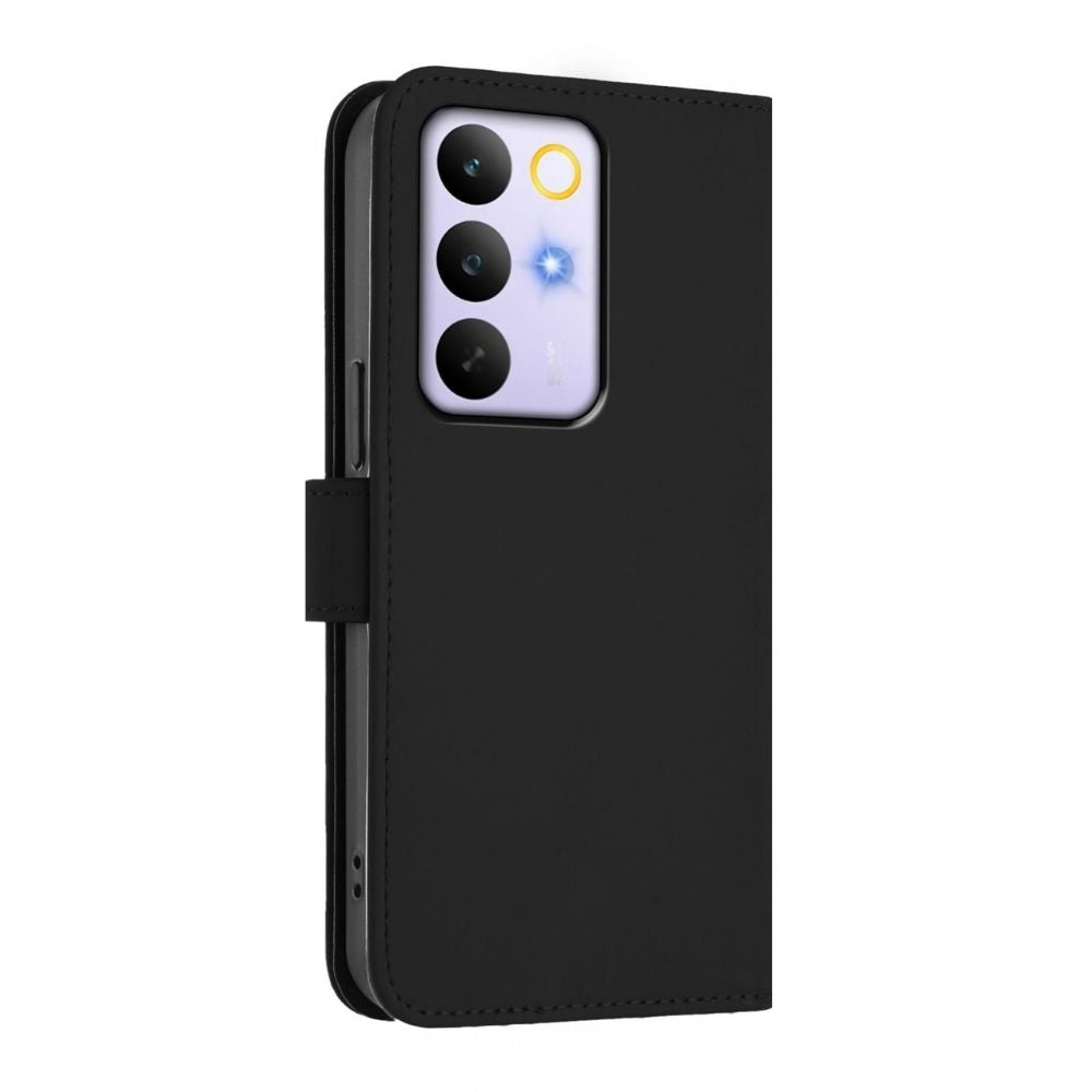 Realme C100 5G Lompakko Suojakotelo - Musta