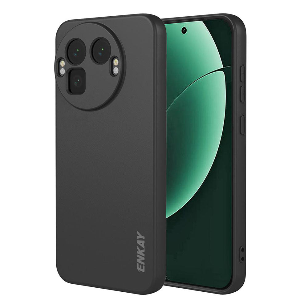 Realme GT 8 Pro Silikoni suojakuori - Musta (ENKAY)