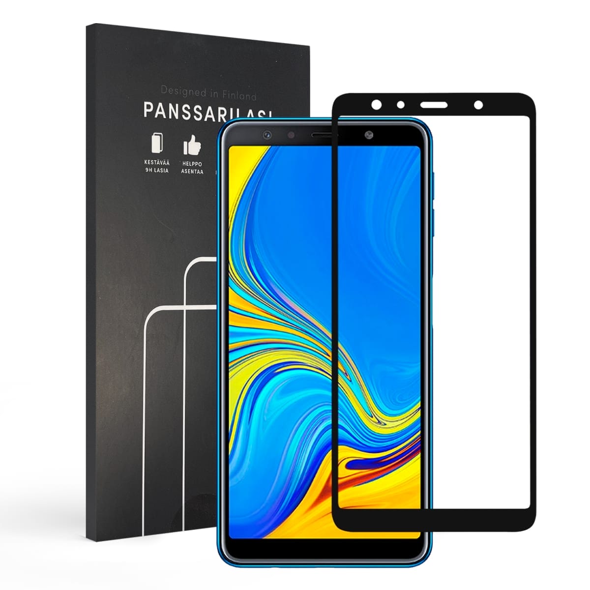 Samsung Galaxy A7 2018 Härdat Glas 3D