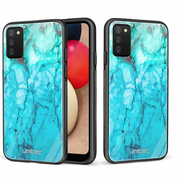 Samsung Galaxy A02s unitec suojakuori 2 Icy Marble