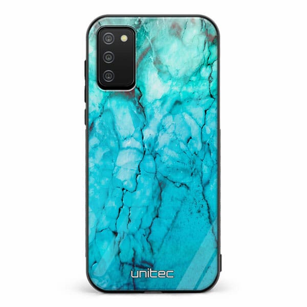 Samsung Galaxy A02s unitec suojakuori Icy Marble