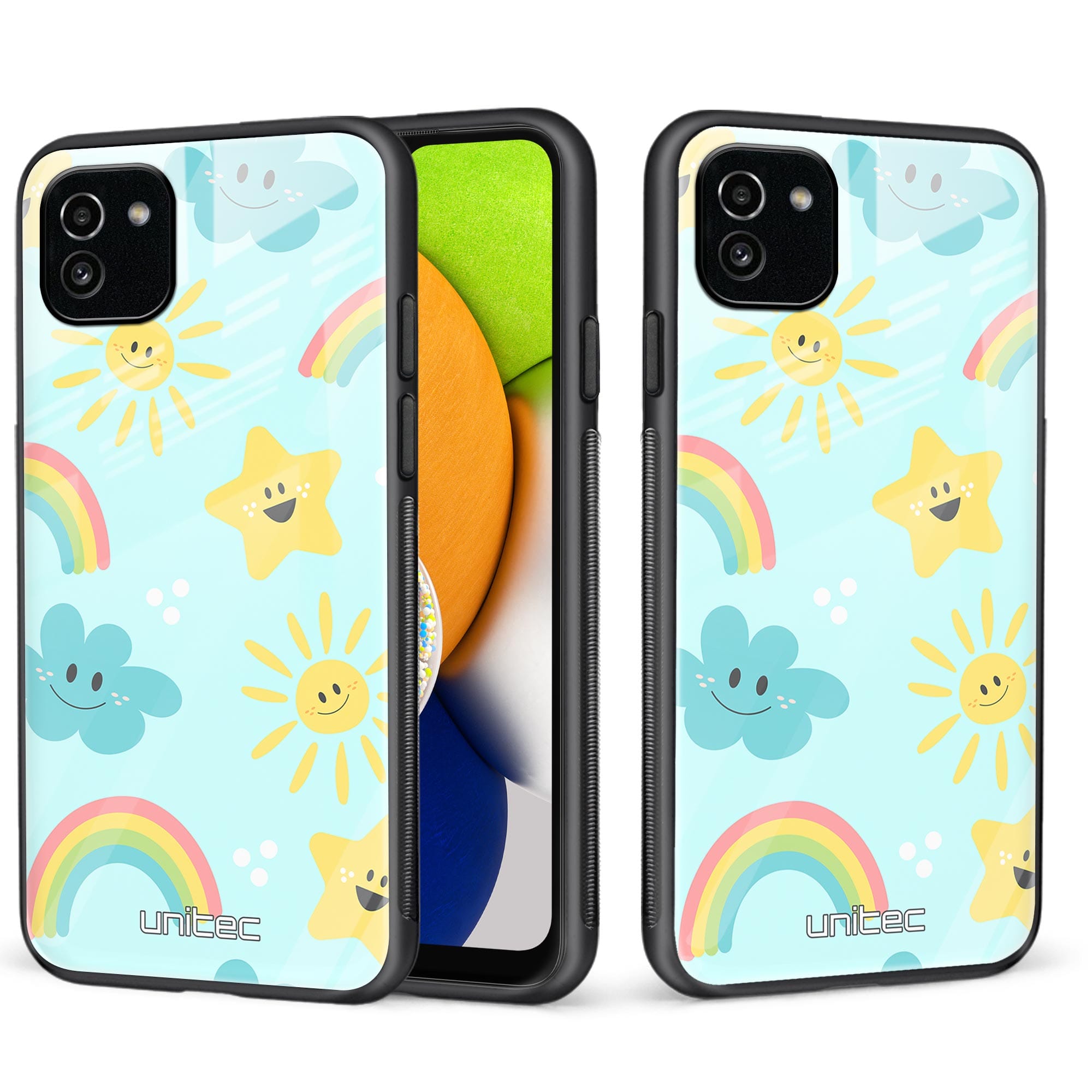 Samsung Galaxy A03 Unitec suojakuori, Cute cartoon