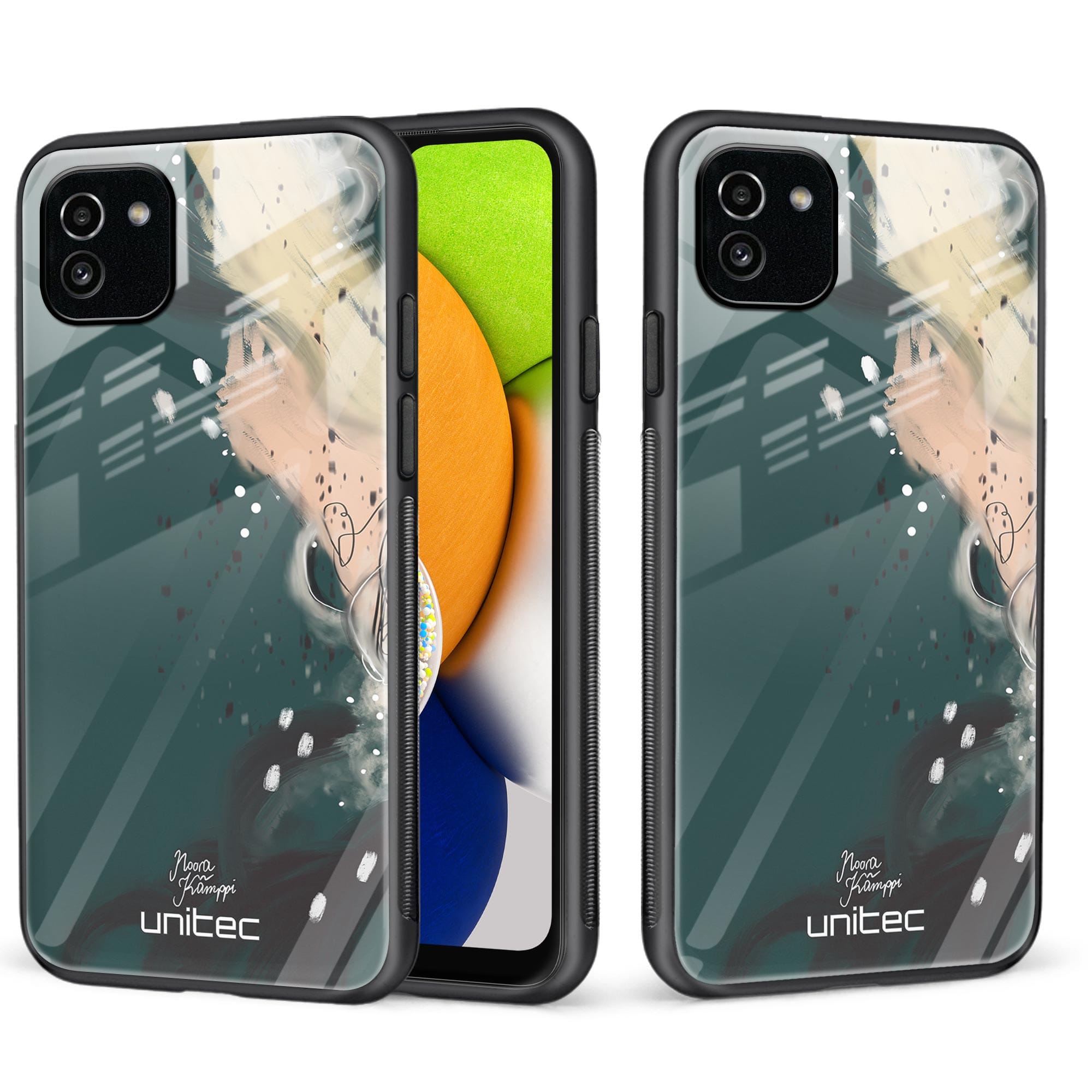 Samsung Galaxy A03 Unitec suojakuori, Dots by Noora Kämppi