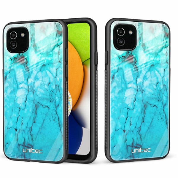 Samsung Galaxy A03 Unitec Suojakuori, Icy Marble