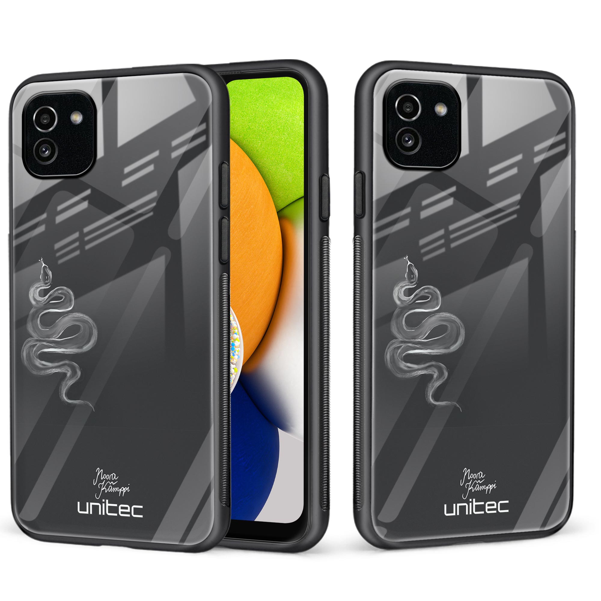 Samsung Galaxy A03 Unitec suojakuori, Kärmes by Noora Kämppi