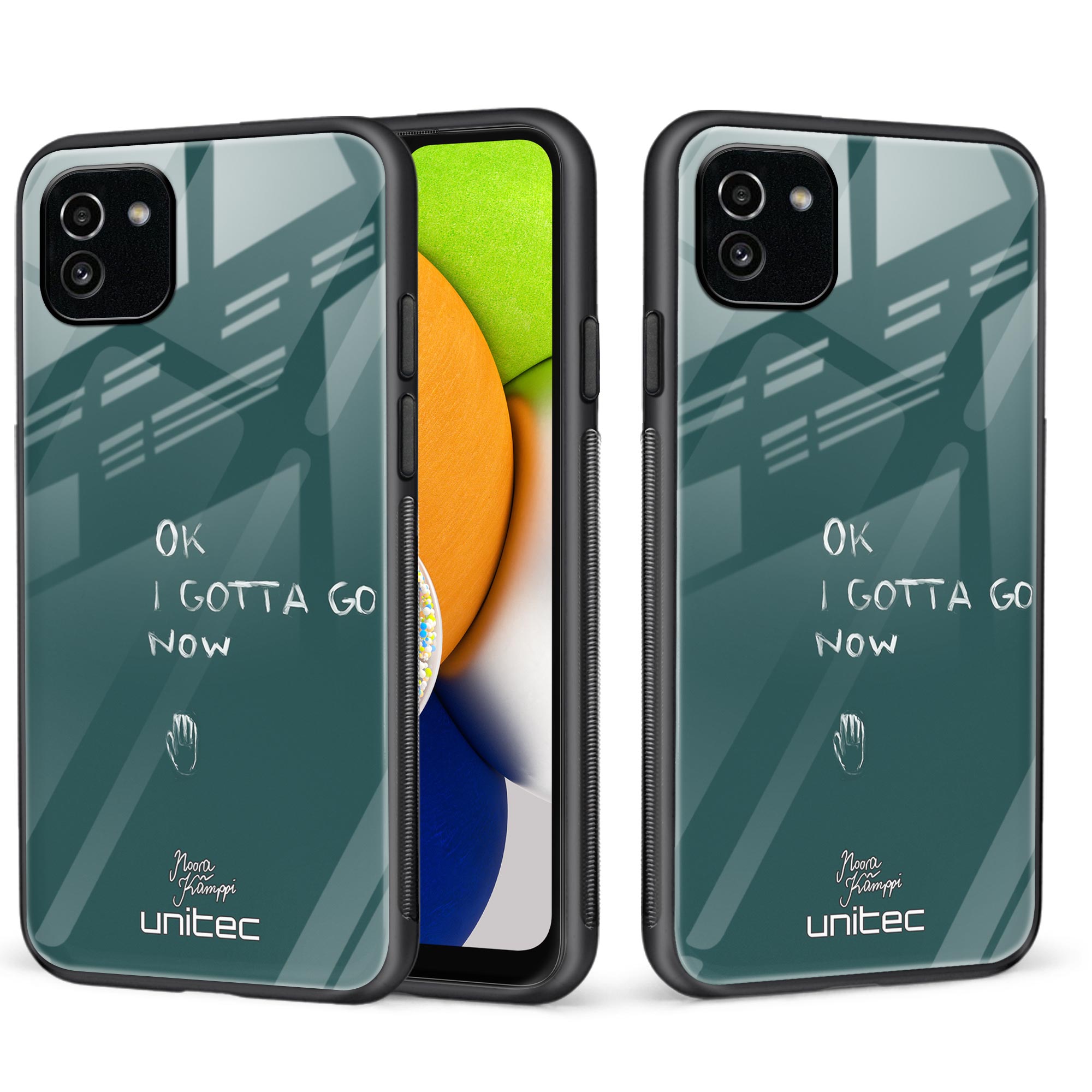 Samsung Galaxy A03 Unitec suojakuori, Ok i gotta go by Noora Kämppi