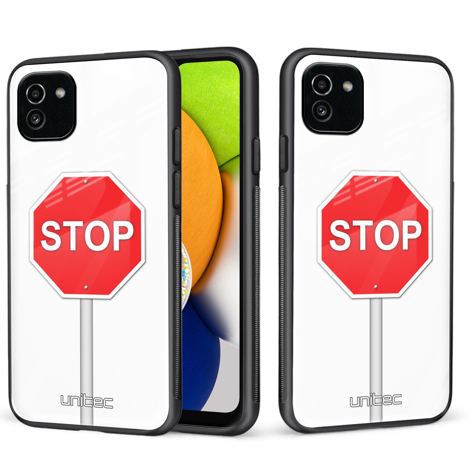 Samsung Galaxy A03 Unitec suojakuori, Stop