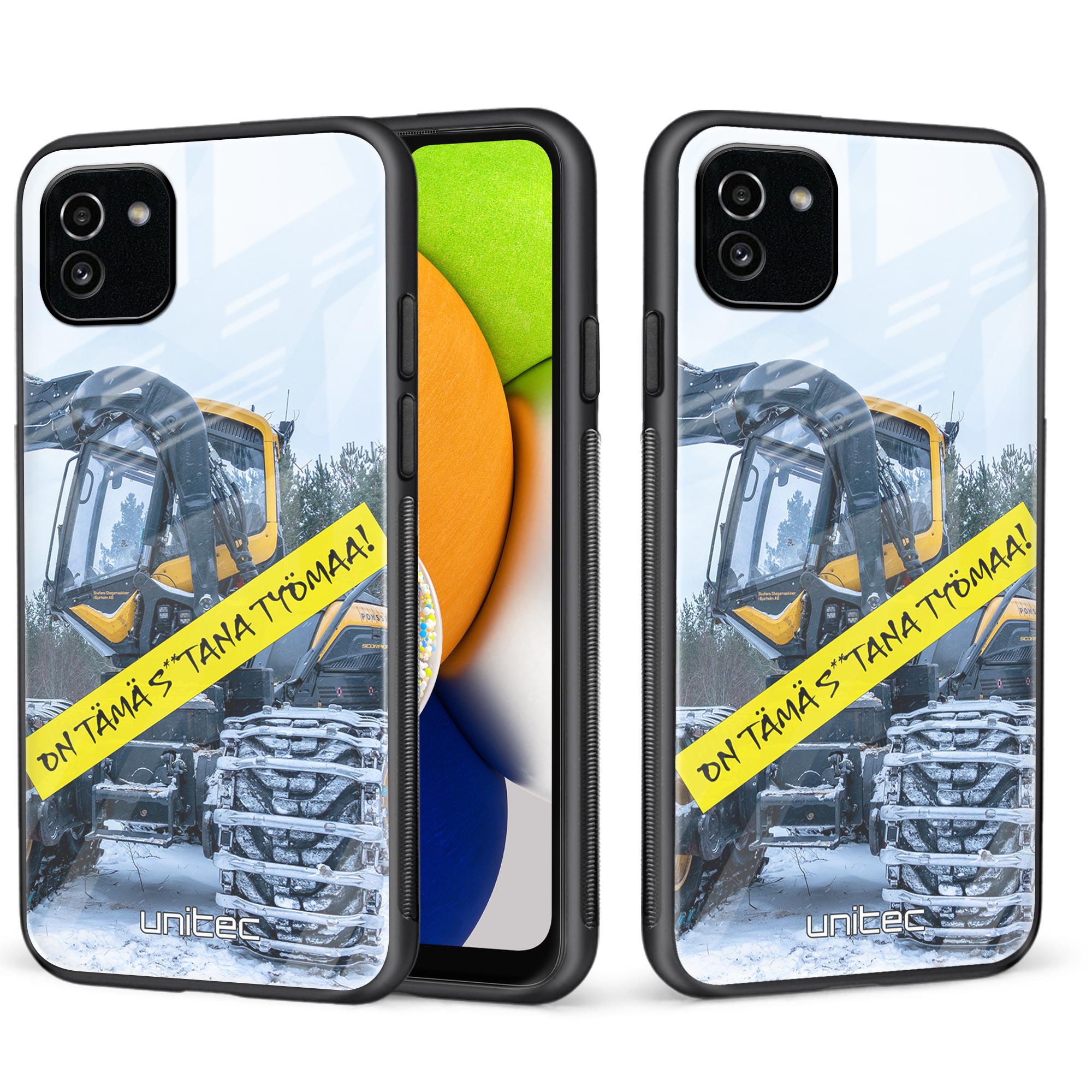 Samsung Galaxy A03 Unitec skyddsskal, Byggarbetsplats