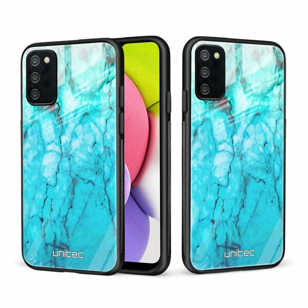 Samsung Galaxy A03s Unitec Suojakuori 2 Icy Marble