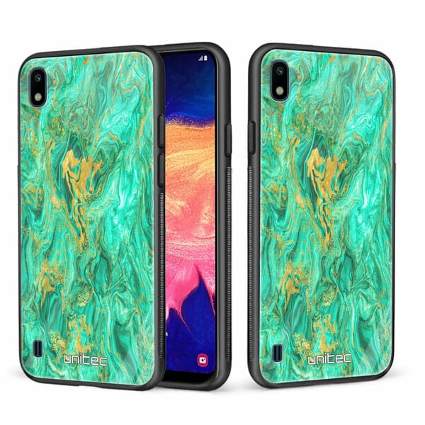 Samsung Galaxy A10 unitec suojakuori 2 Aqua Mint