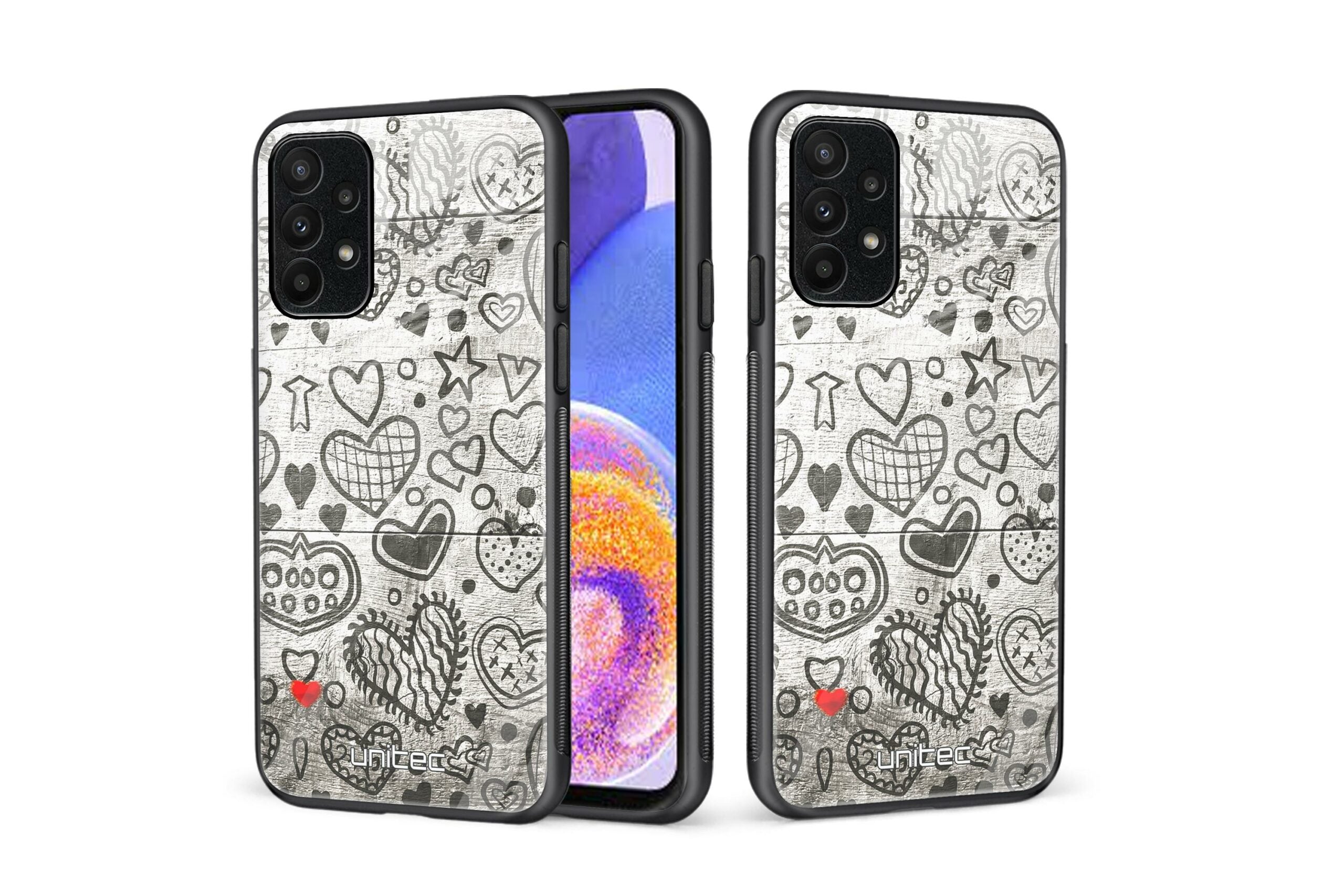 Samsung Galaxy A23 5G Unitec suojakuori, Hearts