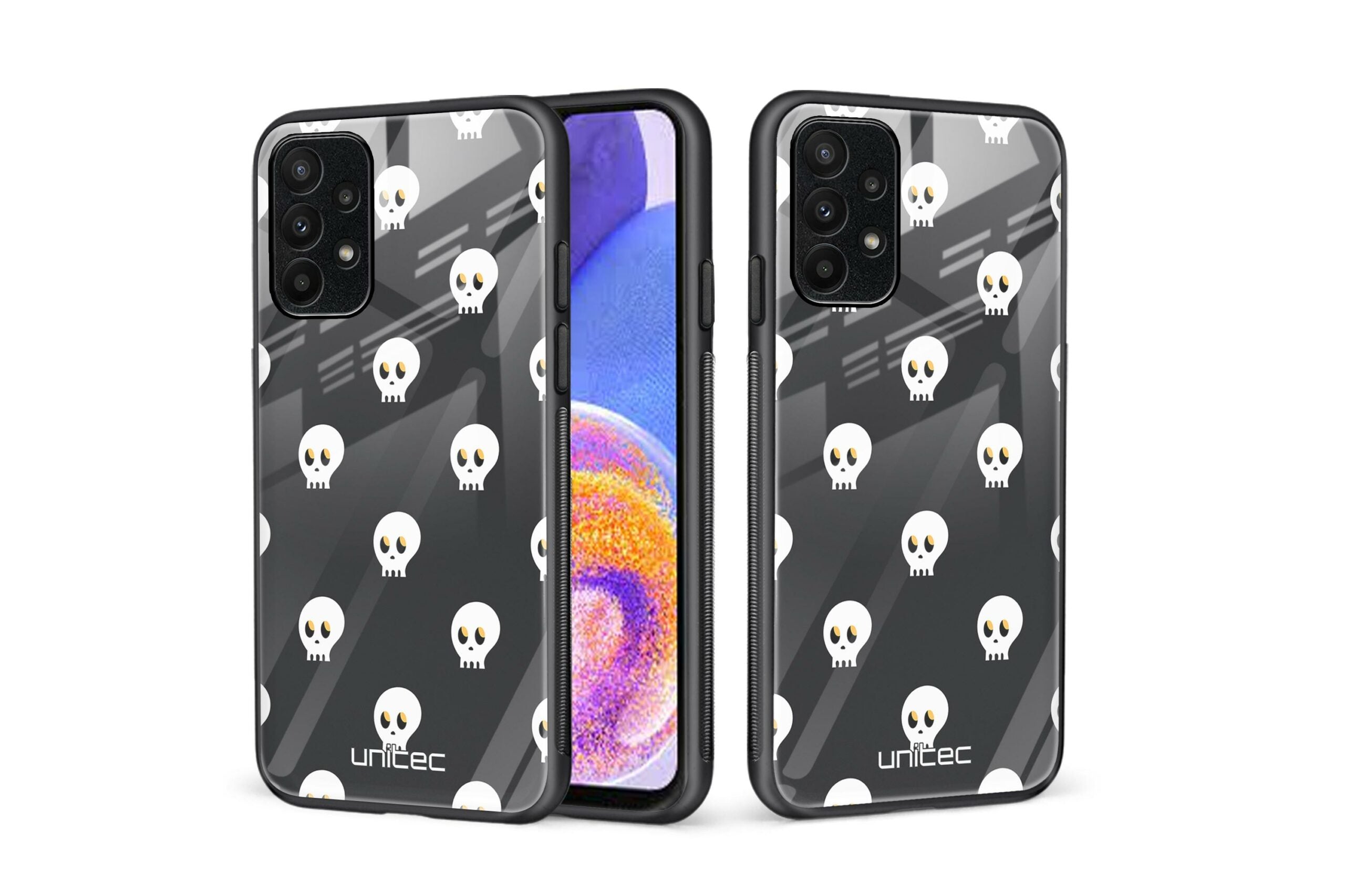 Samsung Galaxy A23 5G Unitec suojakuori, Skulls