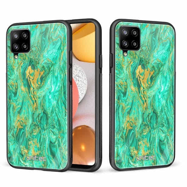 Samsung Galaxy A42 5G unitec suojakuori 2 Aqua Mint