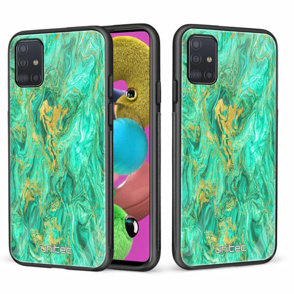 Samsung Galaxy A51 unitec suojakuori 2 Aqua Mint