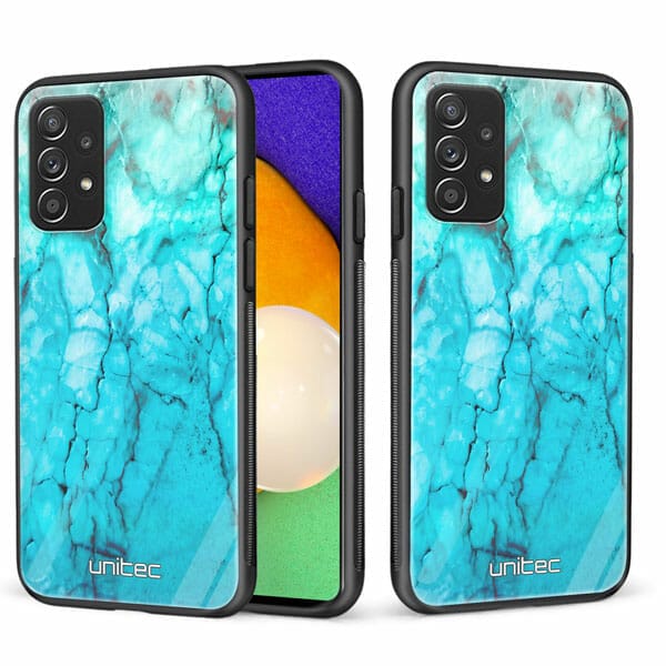 Samsung Galaxy A52 A52 5G A52s unitec suojakuori 2 Icy Marble
