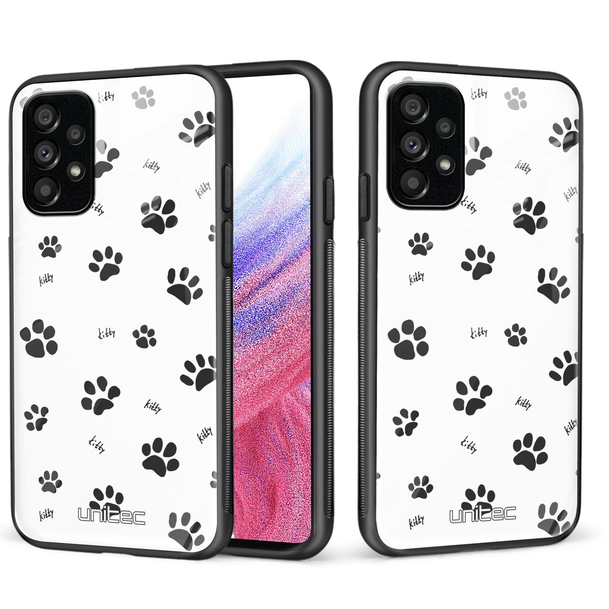 Samsung Galaxy A53 5G Unitec suojakuori, Cat paws