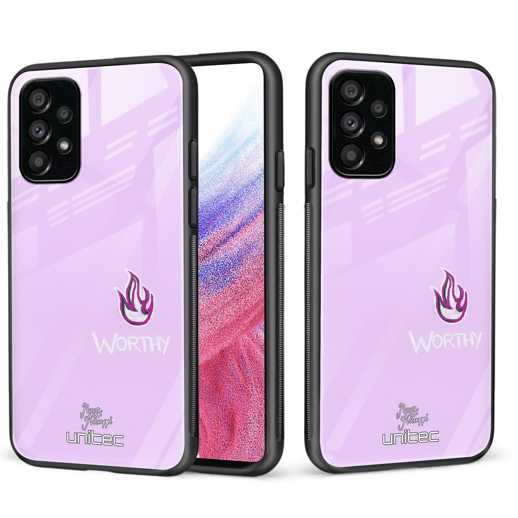 Samsung Galaxy A53 5G Unitec suojakuori, Worthy by Noora Kämppi