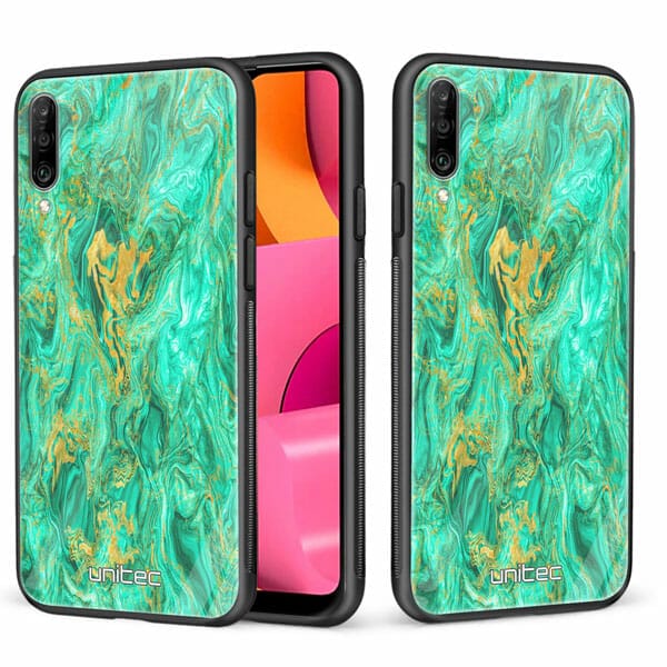 Samsung Galaxy A70 unitec suojakuori 2 Aqua Mint