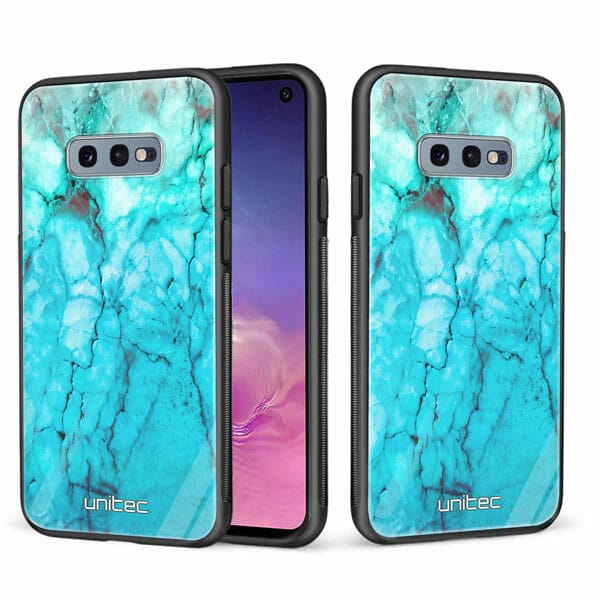 Samsung Galaxy S10e unitec suojakuori 2 Icy Marble