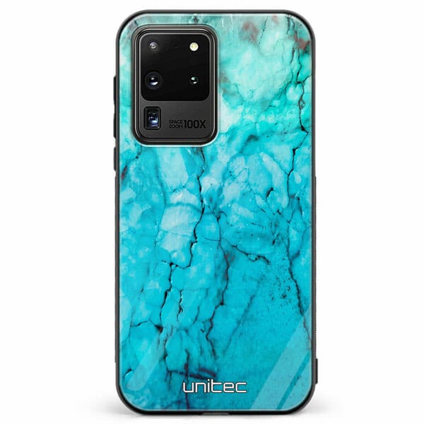 Samsung Galaxy S20 Ultra 5G unitec suojakuori Icy Marble