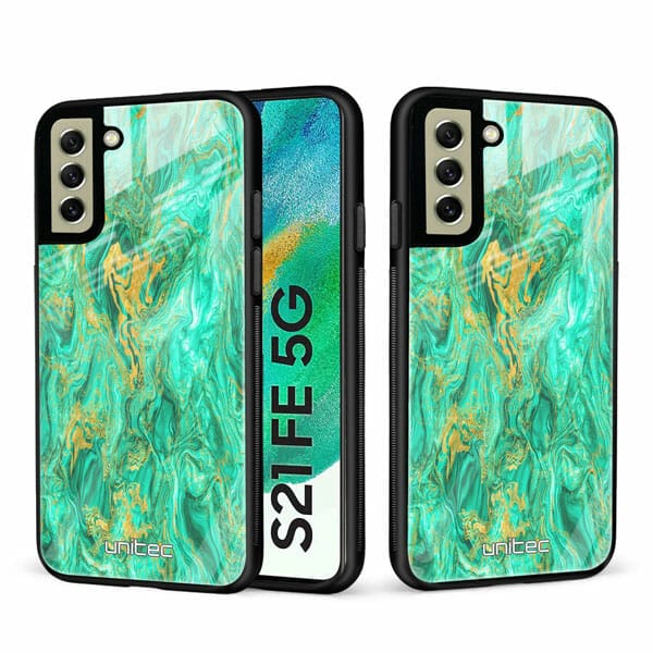 Samsung Galaxy S21 FE 5G Unitec Suojakuori 2 Aqua Mint