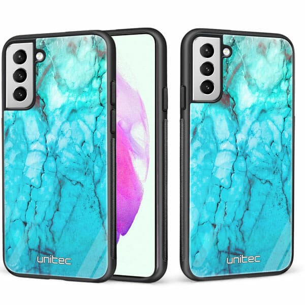 Samsung Galaxy S21 Plus 5G unitec suojakuori 2 Icy Marble