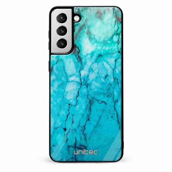 Samsung Galaxy S21 Plus 5G unitec suojakuori Icy Marble