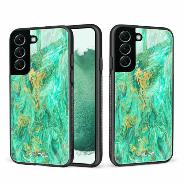 Samsung Galaxy S22 5G Unitec Suojakuori 2 Aqua Mint