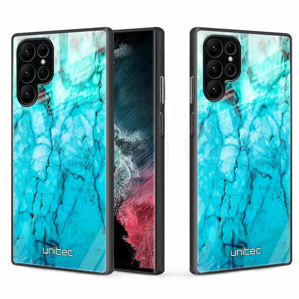 Samsung Galaxy S22 Ultra 5G Unitec Suojakuori 2 Icy Marble