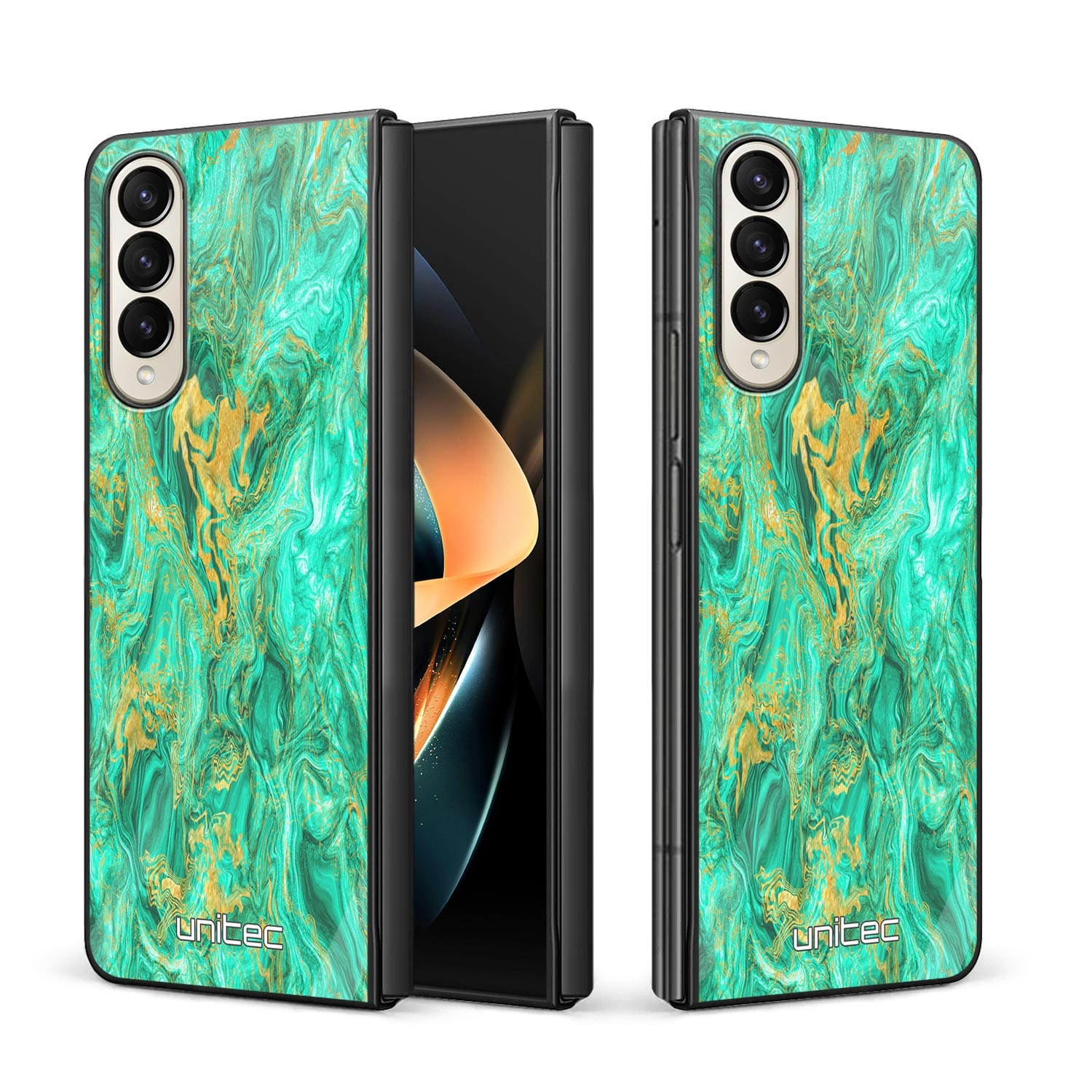 Samsung Galaxy Z Fold 4 Unitec Suojakuori - Aqua Mint