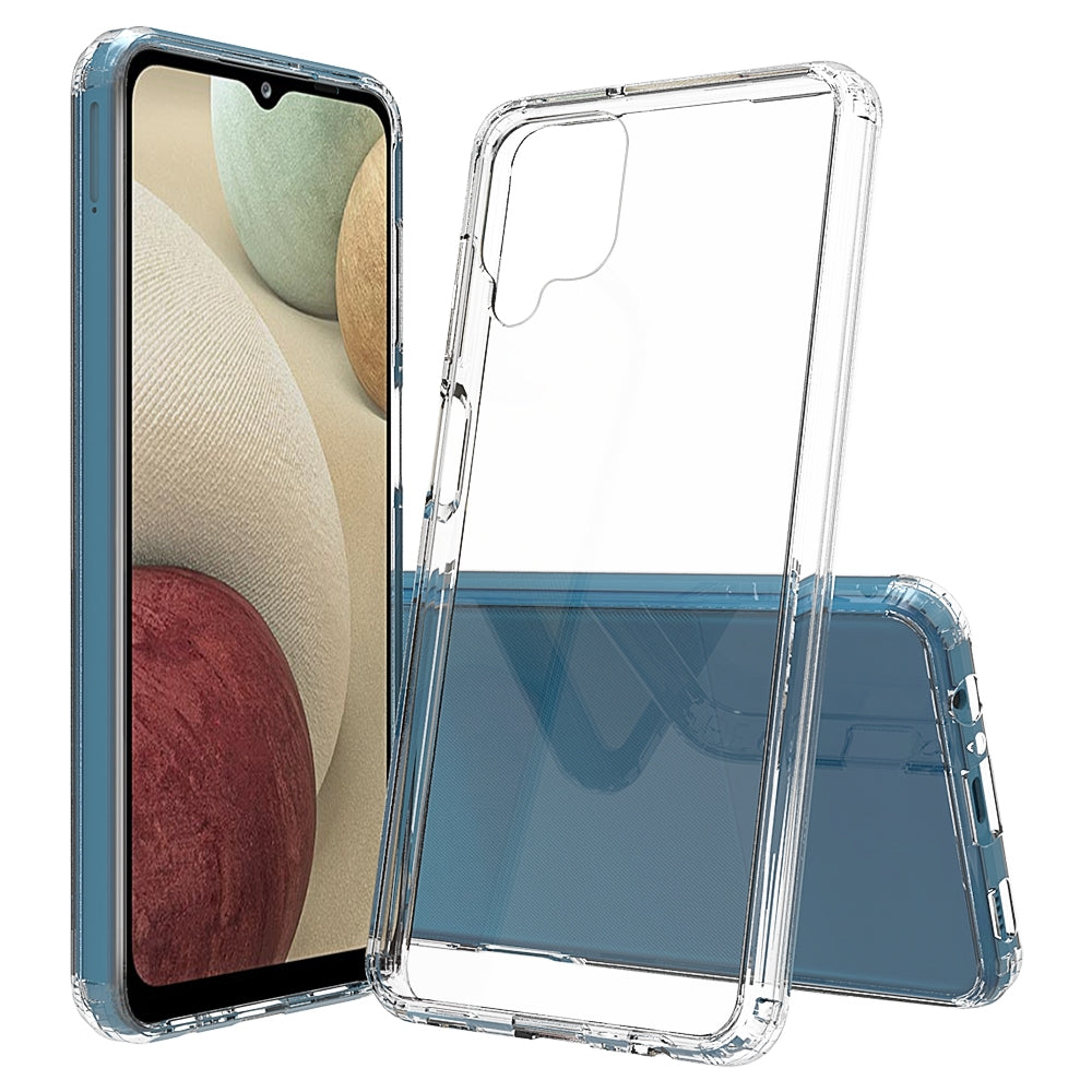 Samsung Galaxy A12 Silikonikuori läpinäkyvä