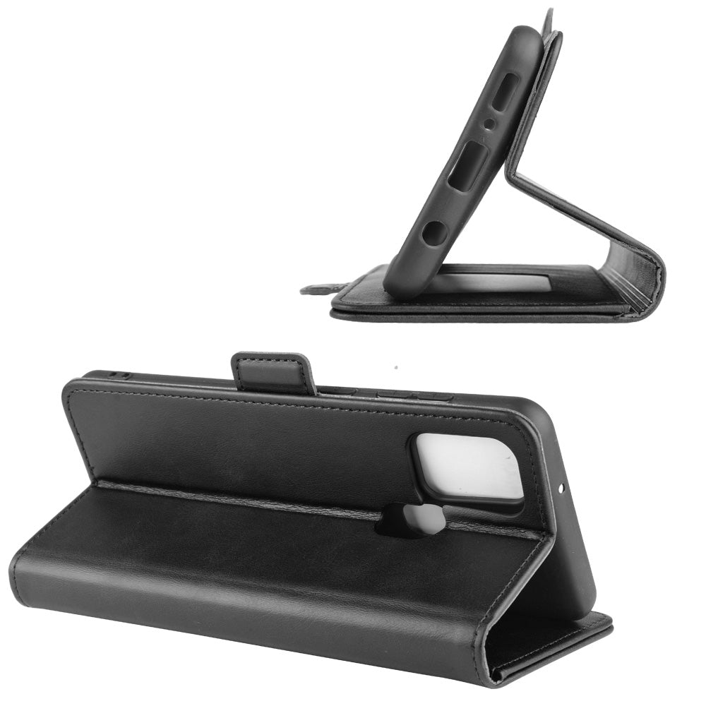 Samsung Galaxy A21s Lompakko Suojakotelo Musta