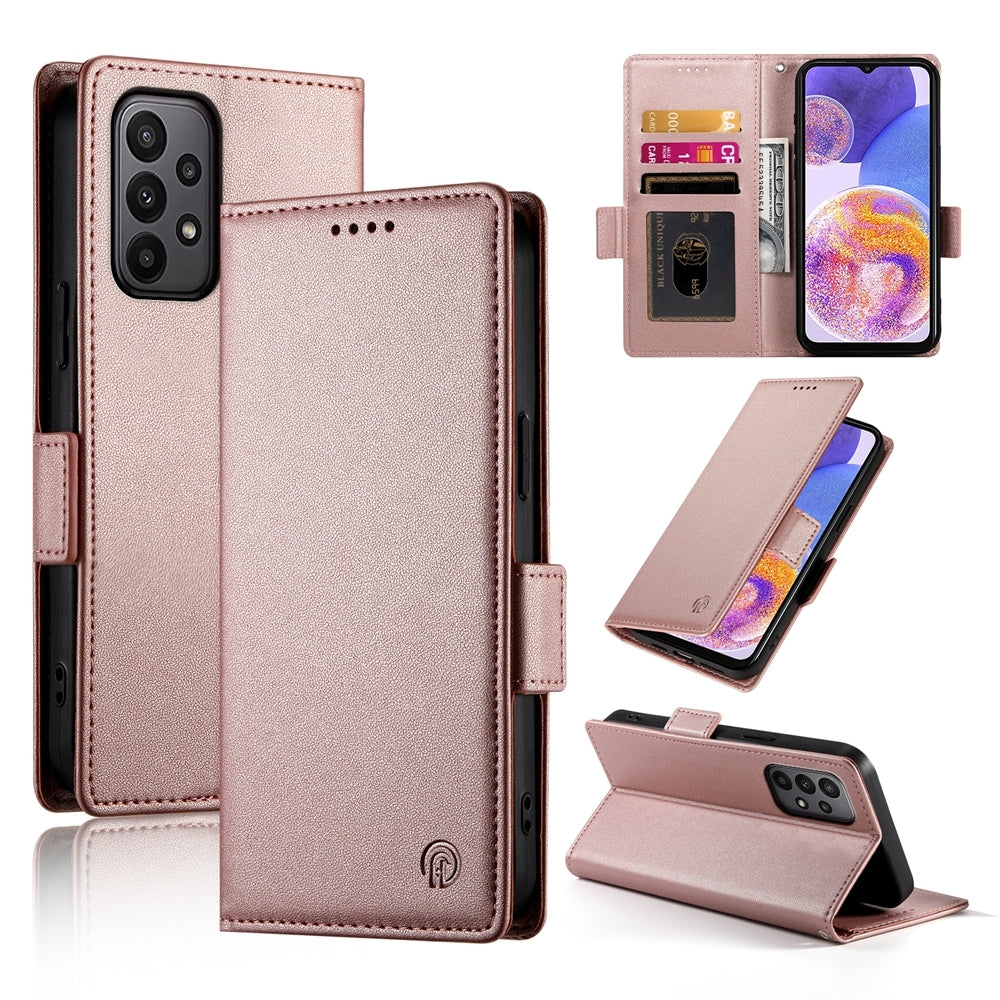 Samsung Galaxy A23 5G Lompakko suojakotelo - Ruusukulta