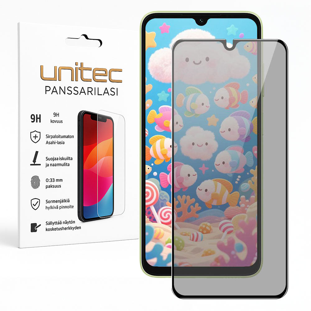Samsung Galaxy A27 Privacy Panssarilasi Tietoturva