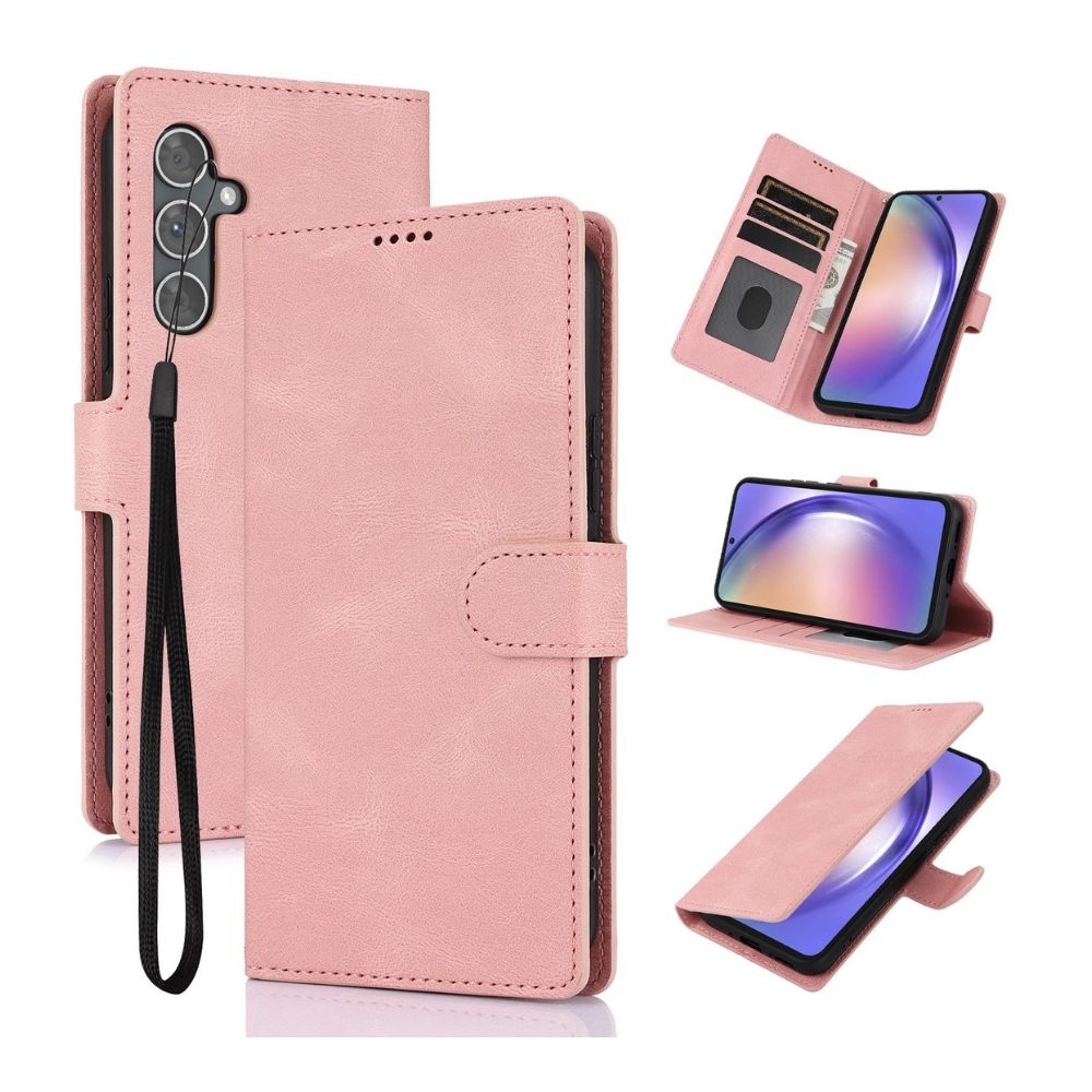 Samsung Galaxy A37 Lompakko suojakotelo - Pinkki