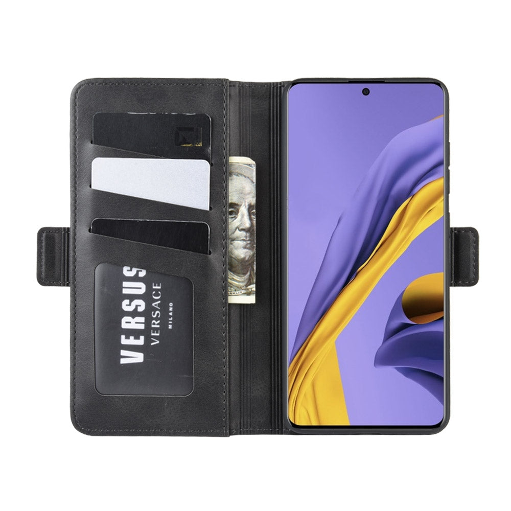 Samsung Galaxy A51 (4G) Lompakko Suojakotelo Musta