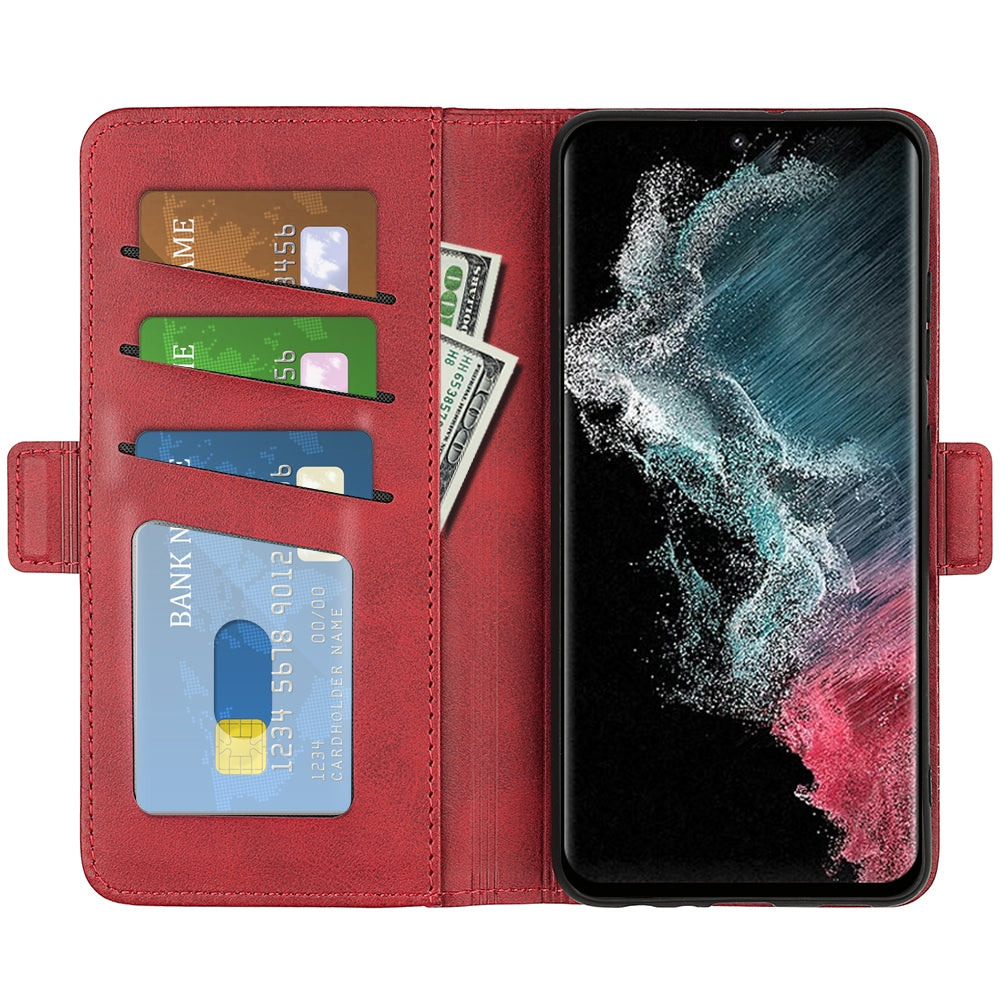 Samsung Galaxy S23 Ultra 5G Plånboksfodral - Roséguld