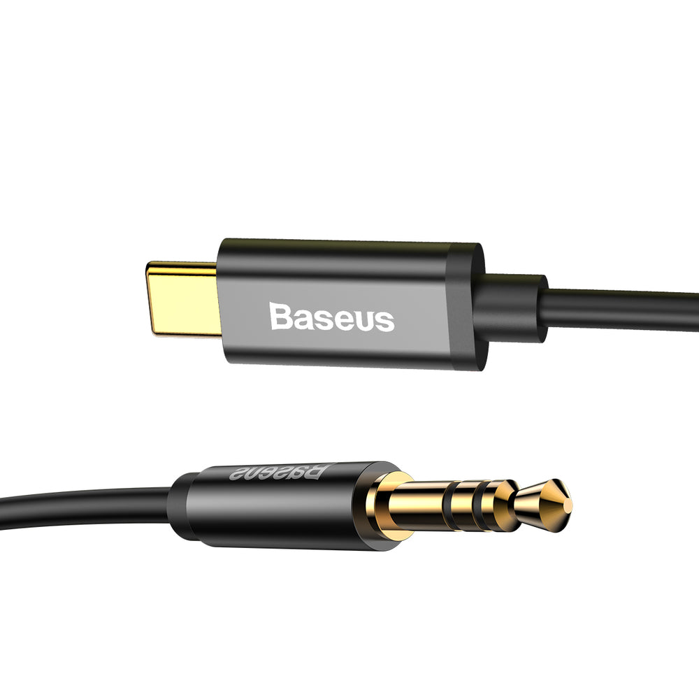 USB-C - 3.5mm Kaapeli 1m Musta